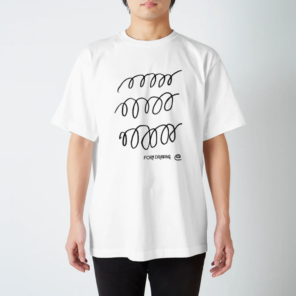 ichi◯ichiのFORM DRAWING Regular Fit T-Shirt