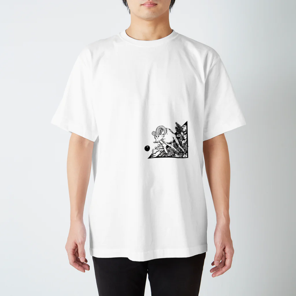 nvivetoのネイチャーシリーズ ビックホーンシープ ~Nature series Bighorn sheep~ Regular Fit T-Shirt