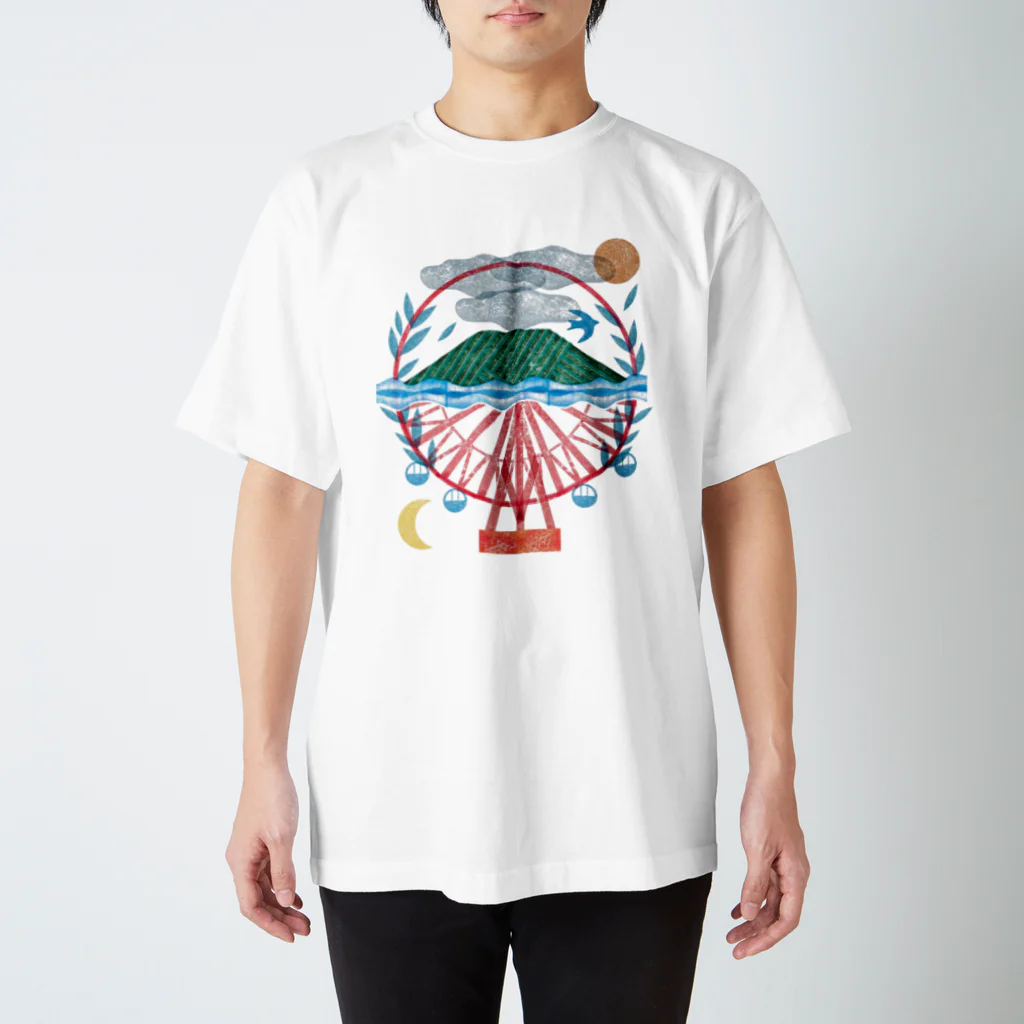 AMU KAGOSHIMAの中原みお 版画チャリT Regular Fit T-Shirt