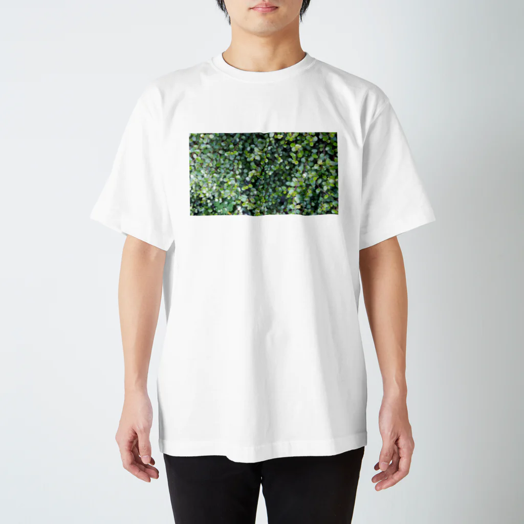 lingerの丸葉っぱ Regular Fit T-Shirt