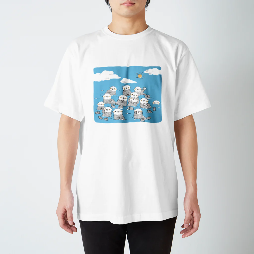 rakkoのラッコがいっぱい Regular Fit T-Shirt