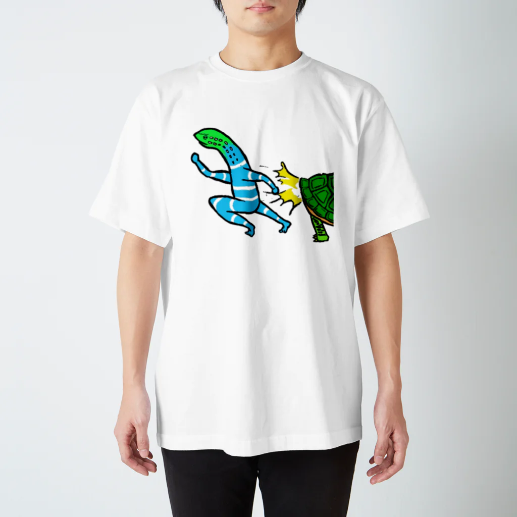 ちびシャトルのカメだっしゅ Regular Fit T-Shirt