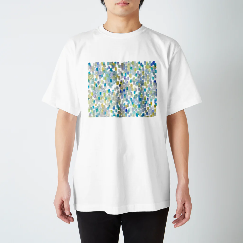 HARUIRO22の雨色rectangle スタンダードTシャツ