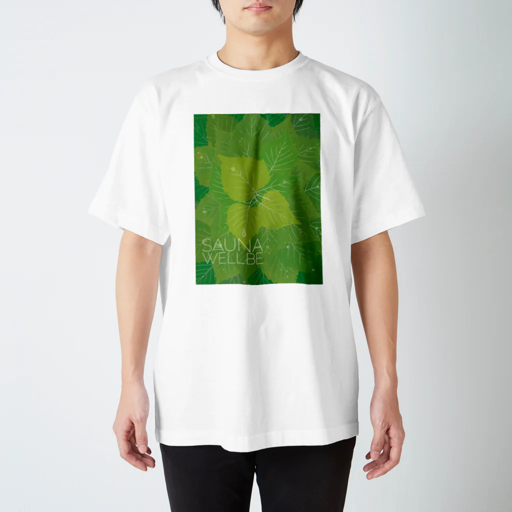 WellbeDesignLabのsauna vihta スタンダードTシャツ