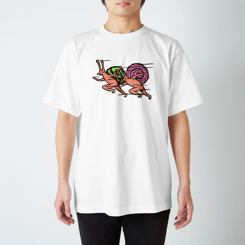 ちびシャトルのカタツムリだっしゅ Regular Fit T-Shirt