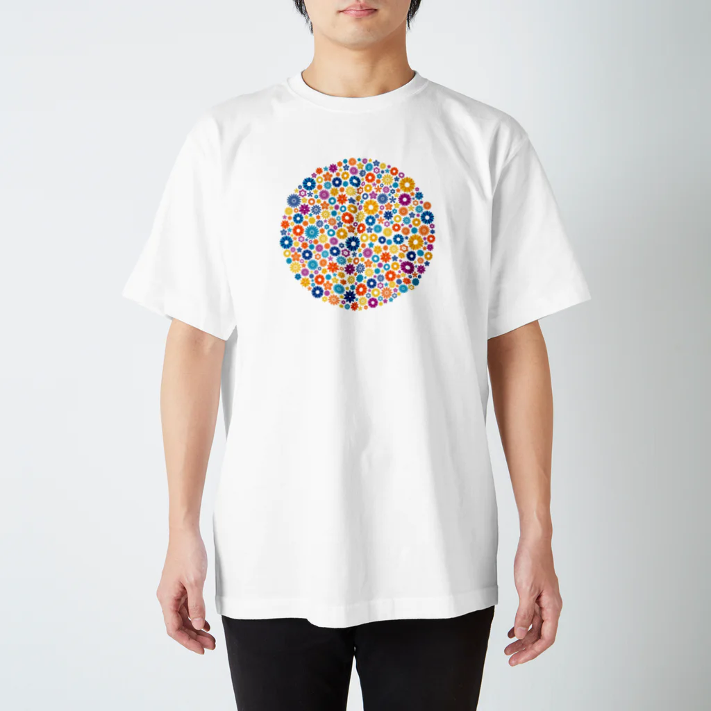 SECOND8のRound flower Regular Fit T-Shirt