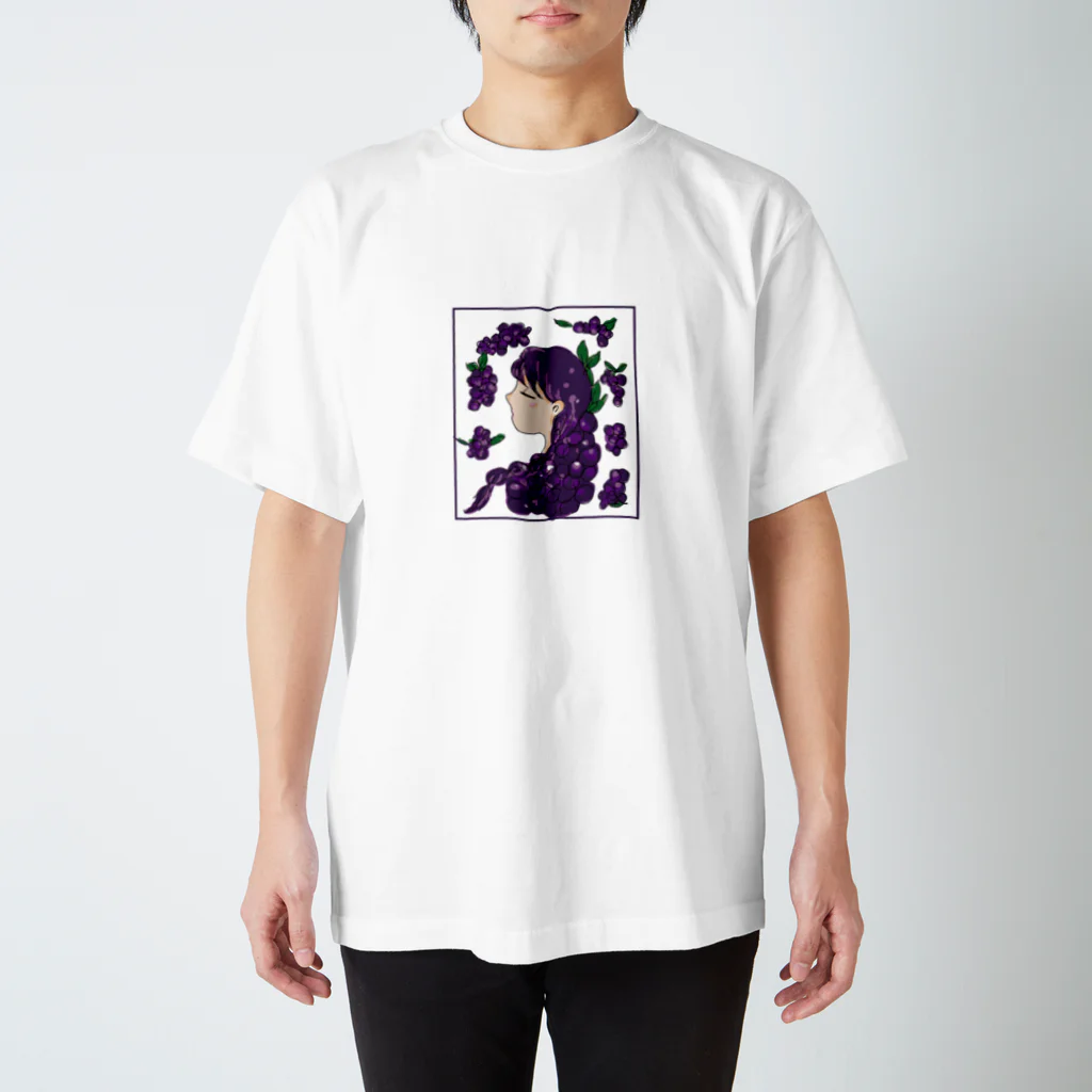 あかいろのぶどうっ子 Regular Fit T-Shirt