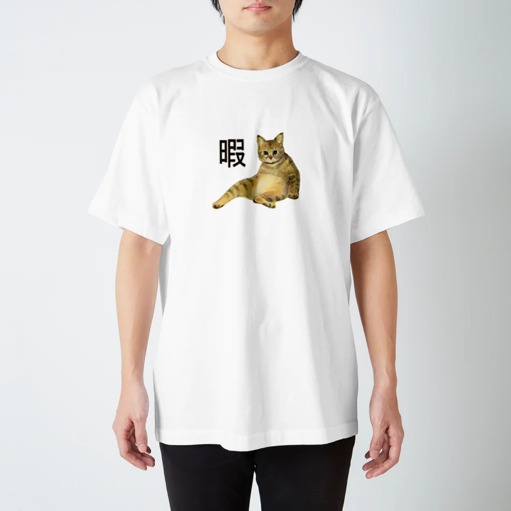 pinkychocolatの暇猫 スタンダードTシャツ
