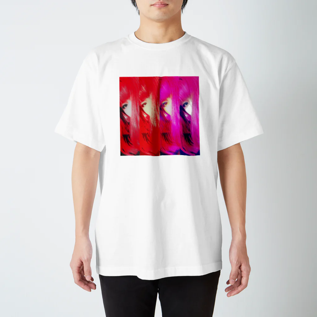 valentineのpink hair  スタンダードTシャツ