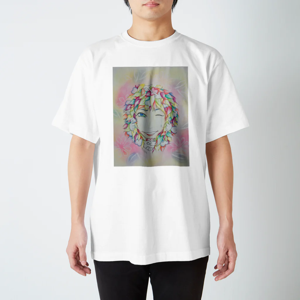 華羅諏(カラス)のピース Regular Fit T-Shirt