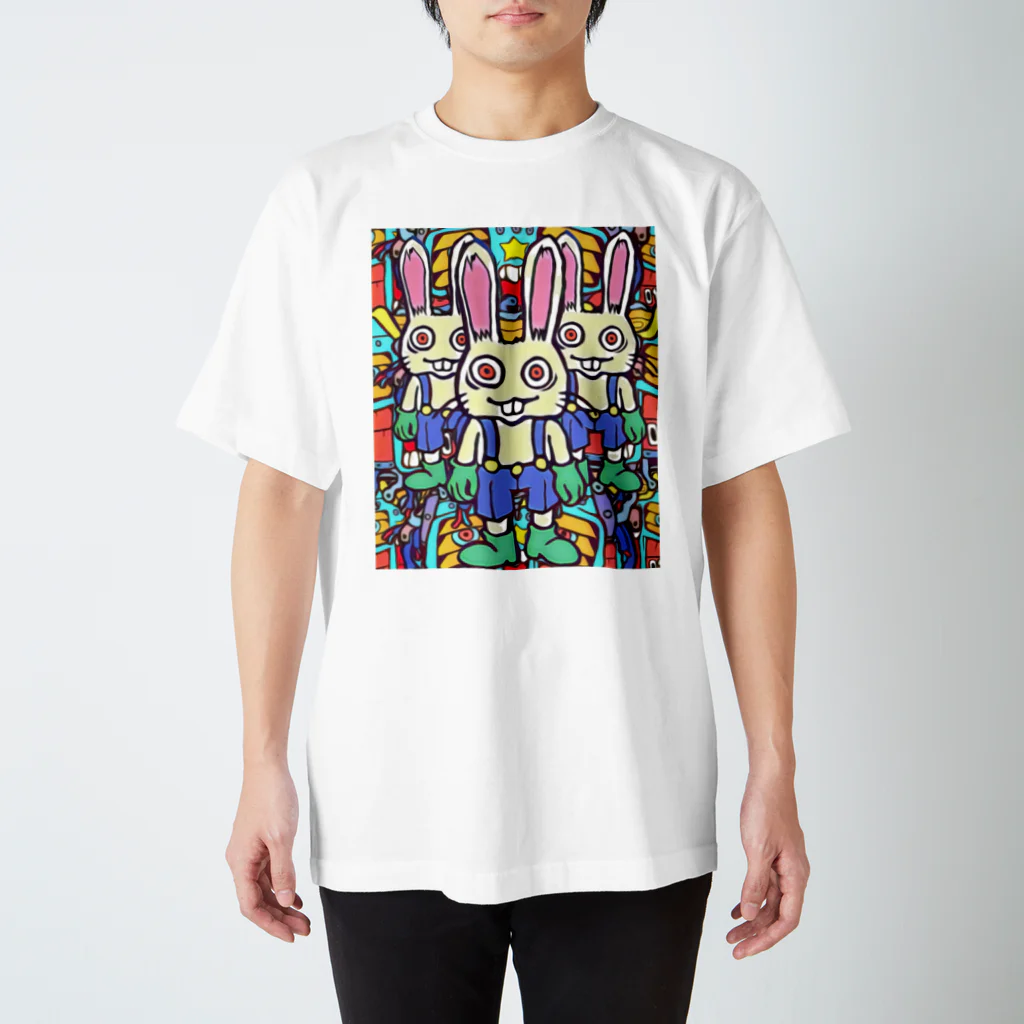 佐藤 のりよし(ニョリ画)のニョリ画のいろいろ スタンダードTシャツ