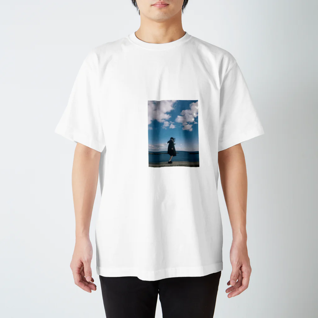 はくの青い少女 Regular Fit T-Shirt