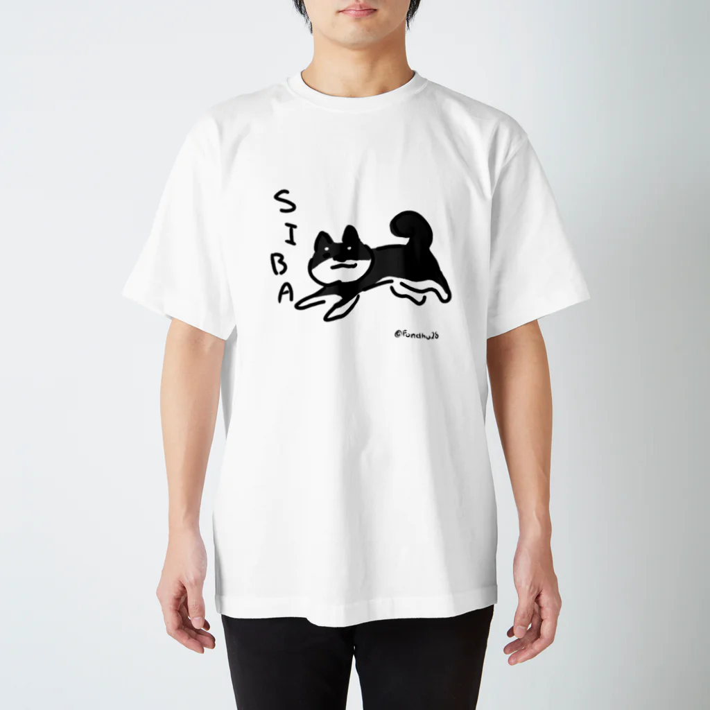 FondhuのKURO SIBA スタンダードTシャツ