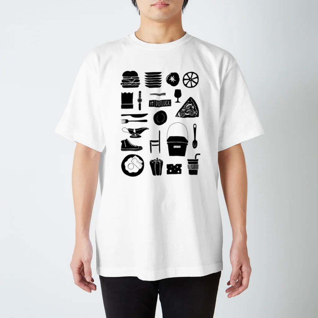 POTLUCK（ポットラック）のPOTLUCK Graffiti Regular Fit T-Shirt