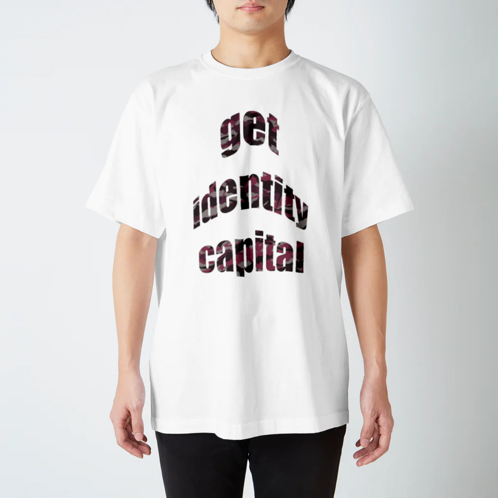 seiyafujitaのget identity capital Regular Fit T-Shirt