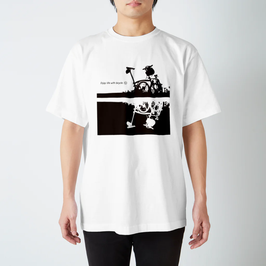 YAMARINのMONO PHOTO 4 スタンダードTシャツ