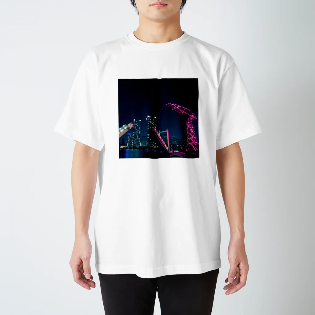 yuki-worksのNight harbor スタンダードTシャツ