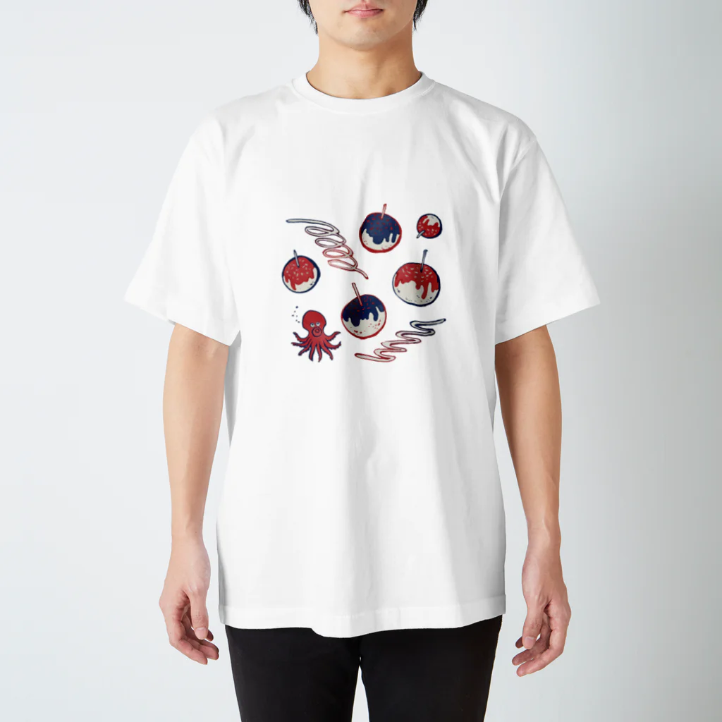 IZANAMI by Akane Yabushitaの【日本レトロ#20】たこ焼き Regular Fit T-Shirt