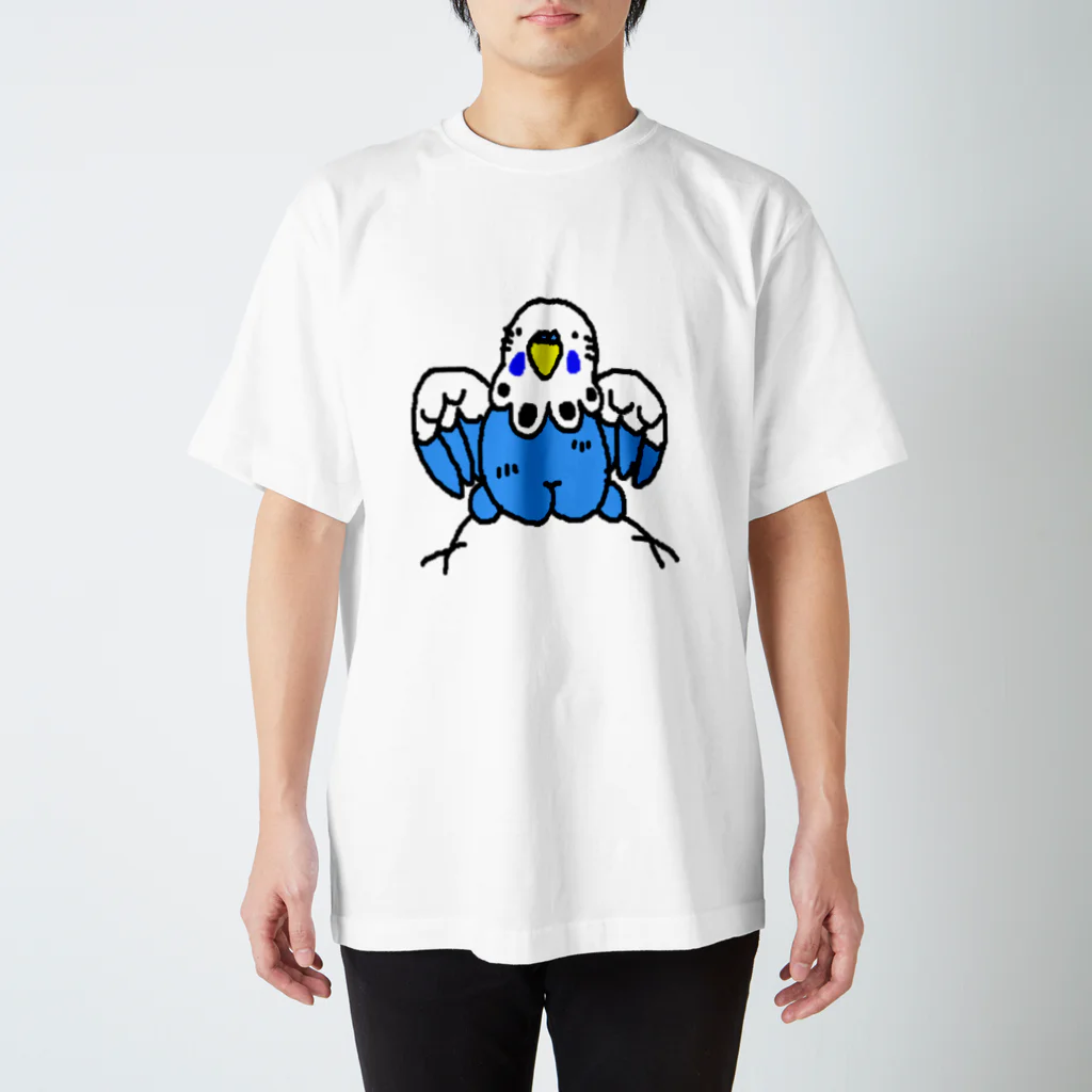 akink(ｱｷﾝｺ)のウキウキインコ Regular Fit T-Shirt
