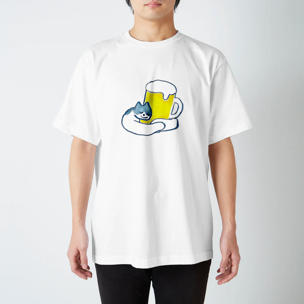 みみの寝ても覚めてもお酒 スタンダードTシャツ