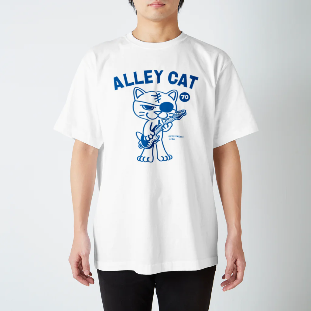 NaoのALLEY CAT 〜ドラ猫モータース ギター/ナックル〜 スタンダードTシャツ