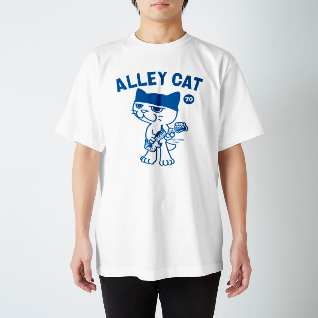 NaoのALLEY CAT 〜ドラ猫モータース ベース/ショベル〜 スタンダードTシャツ