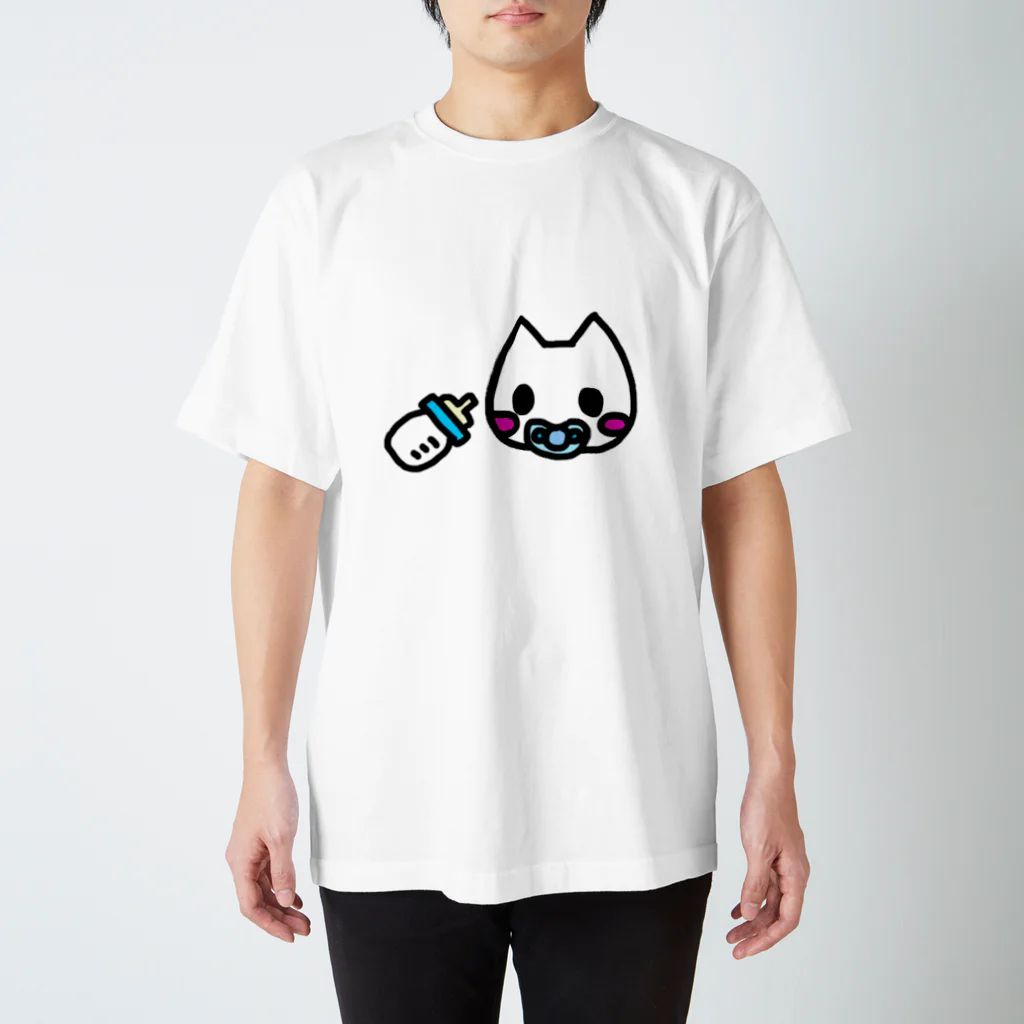 ☆べあごのおへや☆のばぶ^^くん Regular Fit T-Shirt