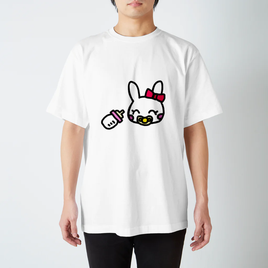 ☆べあごのおへや☆のきゅるるんちゃん スタンダードTシャツ