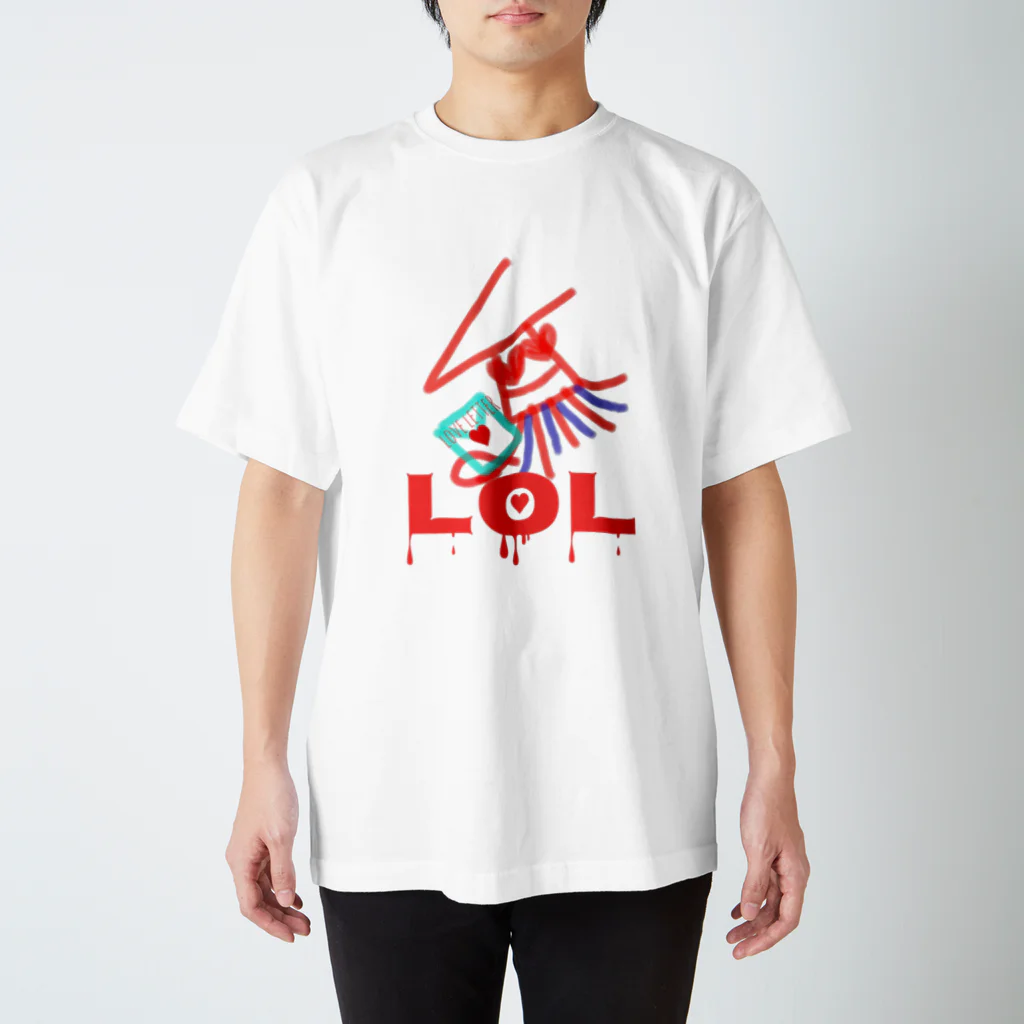 reicherryの海中よりLOL！ スタンダードTシャツ