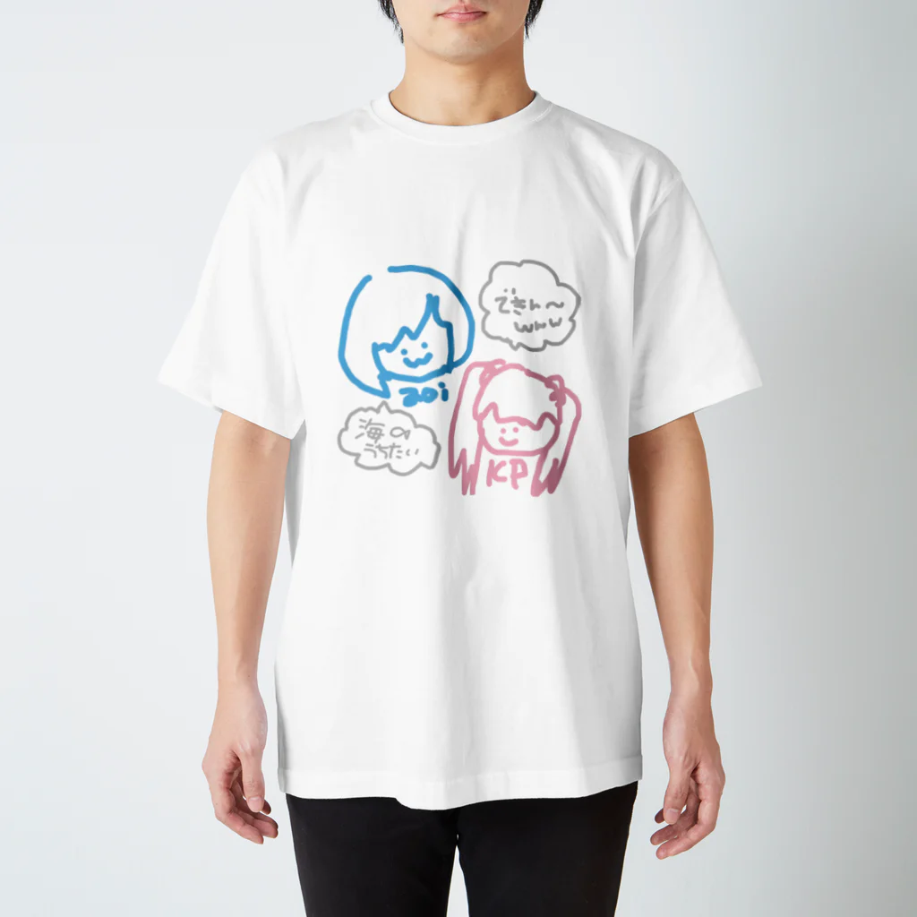 きみぷり🎰あおいちゃんす〜🐼のきみぷりちゃんかわいいね スタンダードTシャツ