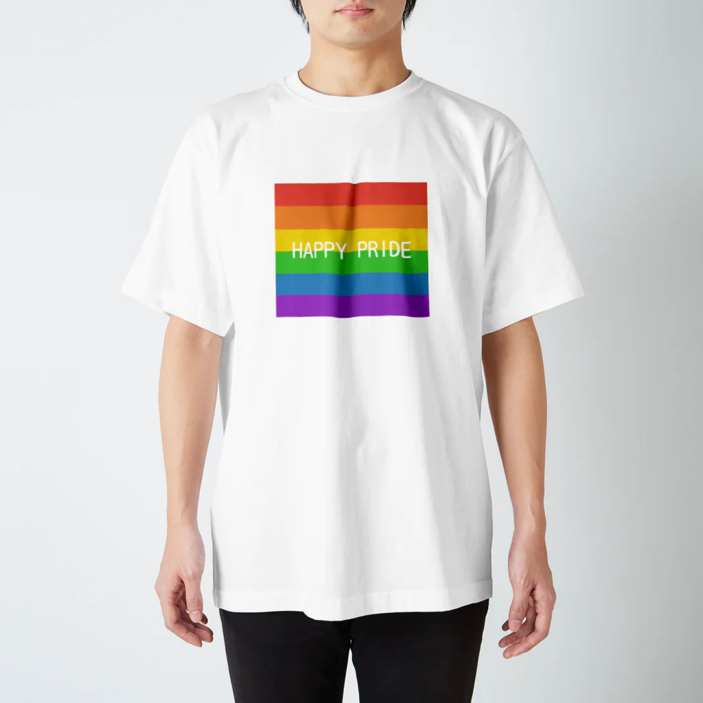 旻天堂(旧 ゆうれい星)のHAPPY PRIDE スタンダードTシャツ