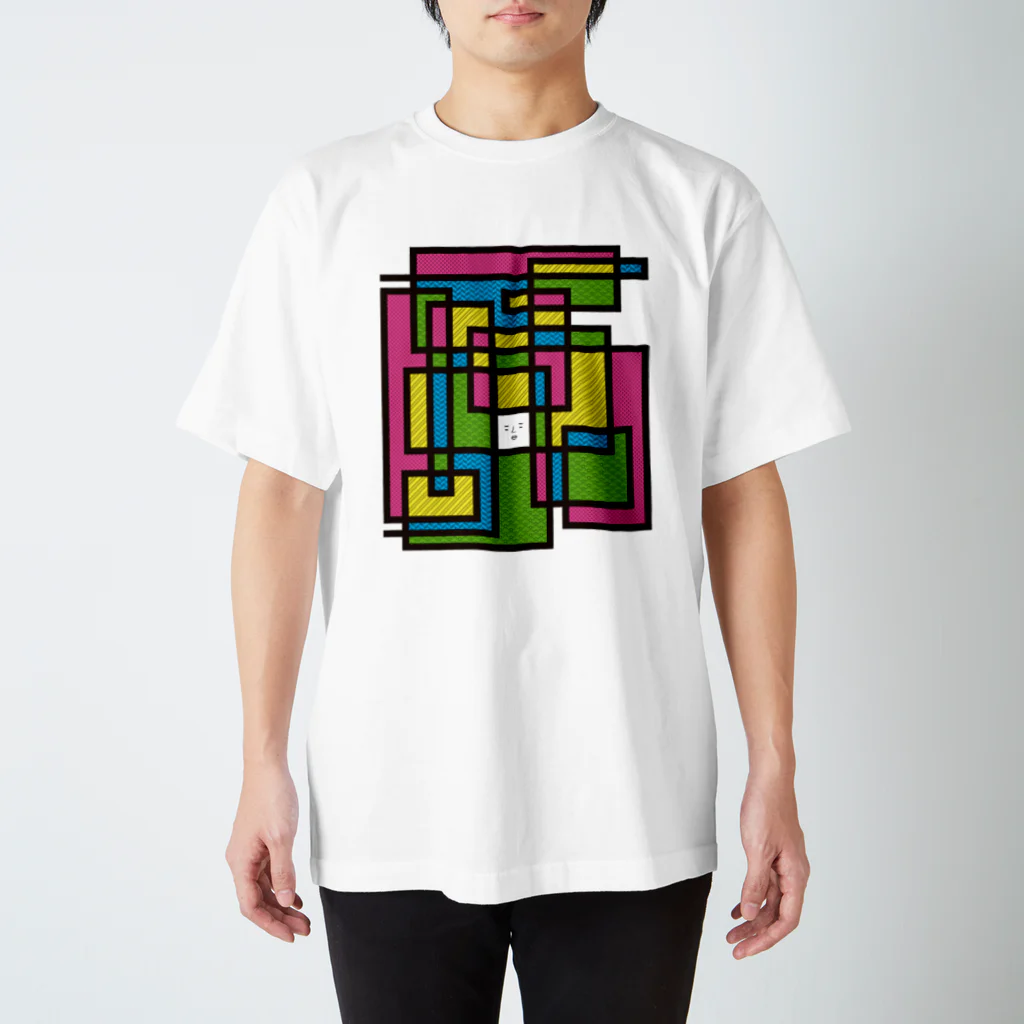 SHUJI OZAWAのぐにゃぐにゃ Regular Fit T-Shirt