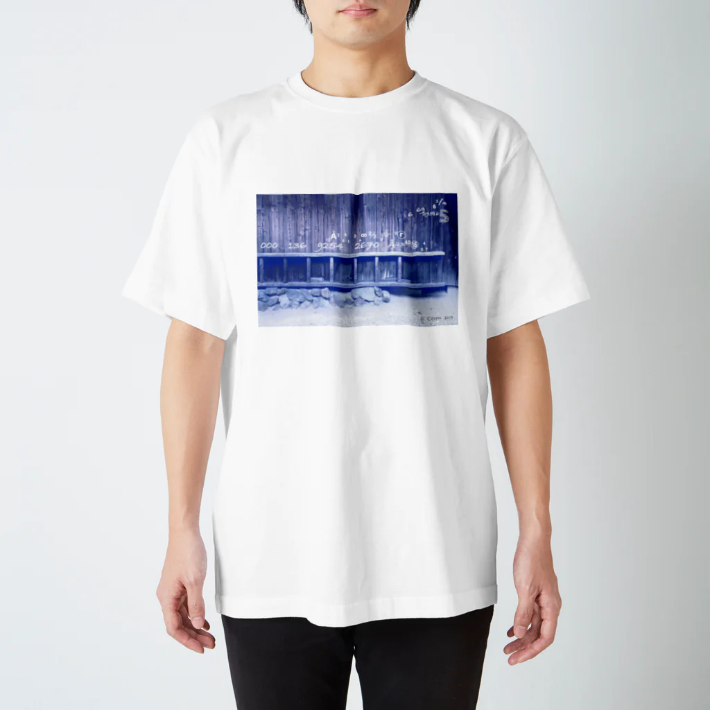 Riexのフォトコラージュ・ハシゴ数字 スタンダードTシャツ