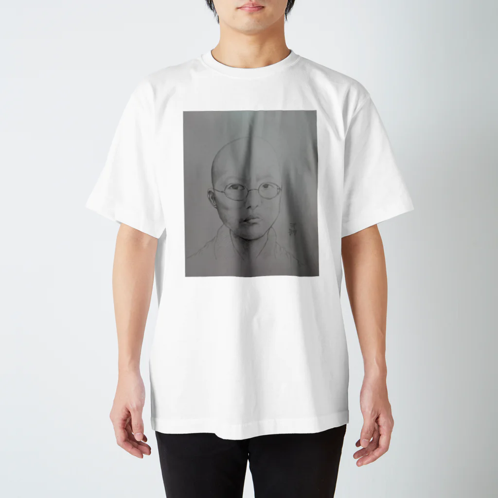 てんじん閲覧注意のよんじゅ頭丸めT Regular Fit T-Shirt