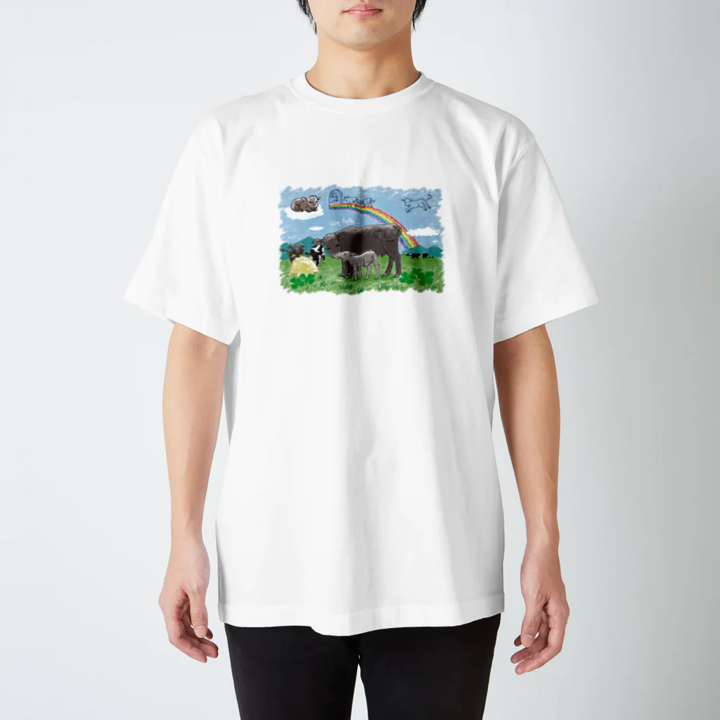 うしちゃんグッズのWe hope… Regular Fit T-Shirt