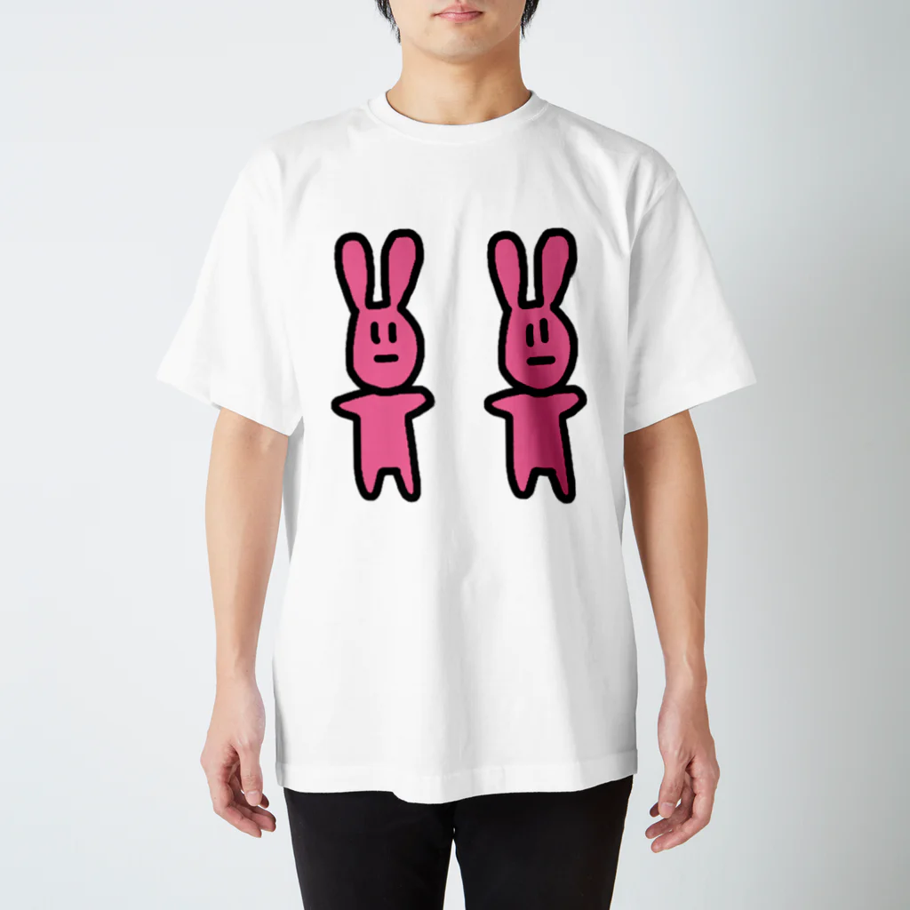 田中陽奈子の2匹のうさぎ Regular Fit T-Shirt