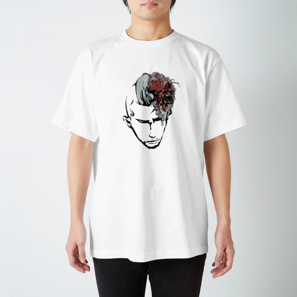 yerbaのflower Regular Fit T-Shirt