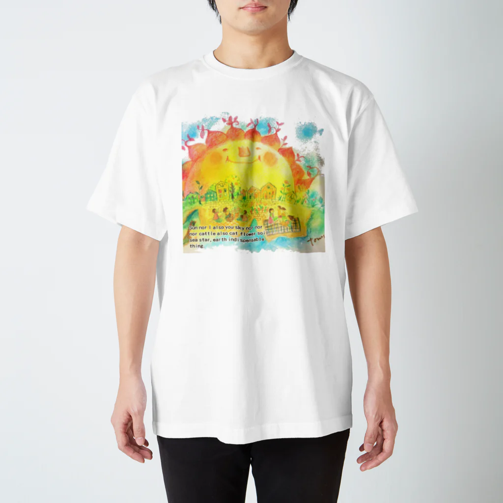 童画家 ☆たまてばこ主宰＊Tomyのpeaceful  Regular Fit T-Shirt