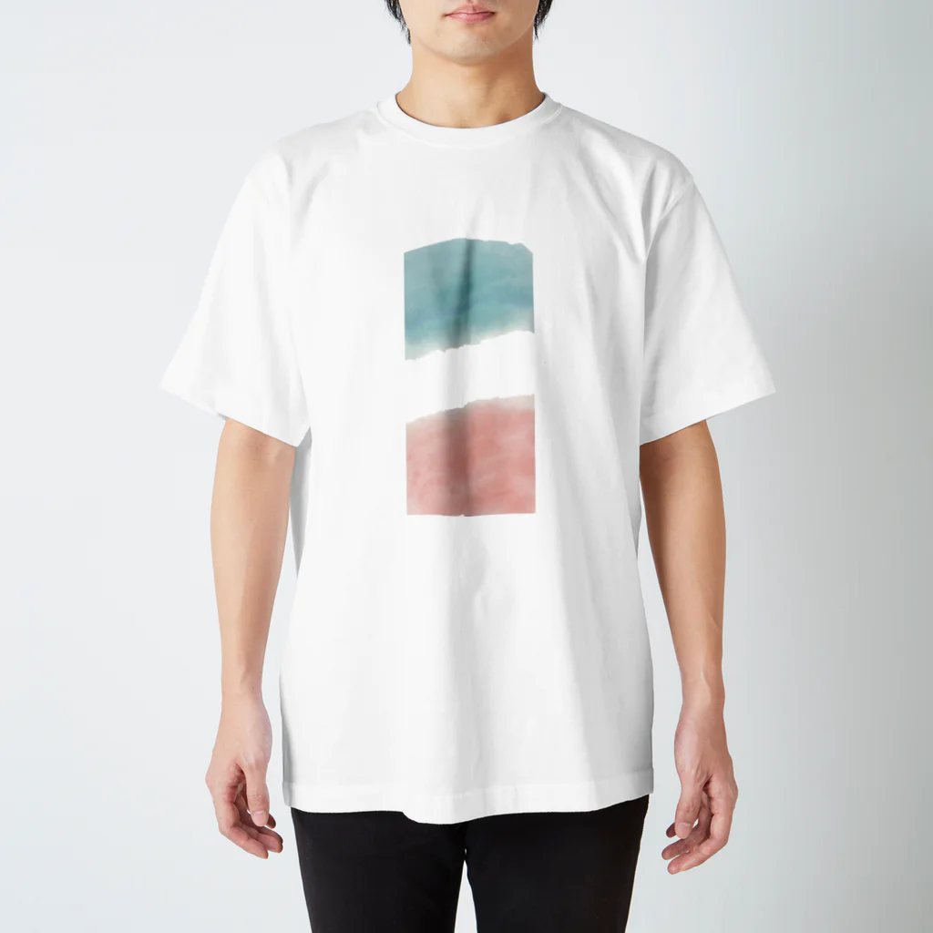 meme のみずいろとおれんじの境界線 Regular Fit T-Shirt