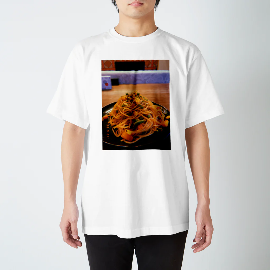 ポメラニアンたかはしのとりあえずパスタでいっか スタンダードTシャツ