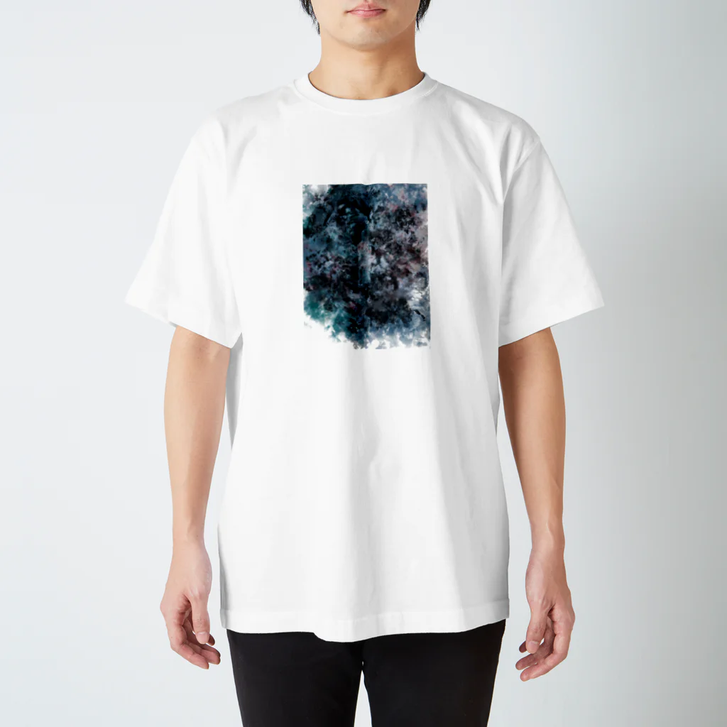 魚やの影(白) スタンダードTシャツ