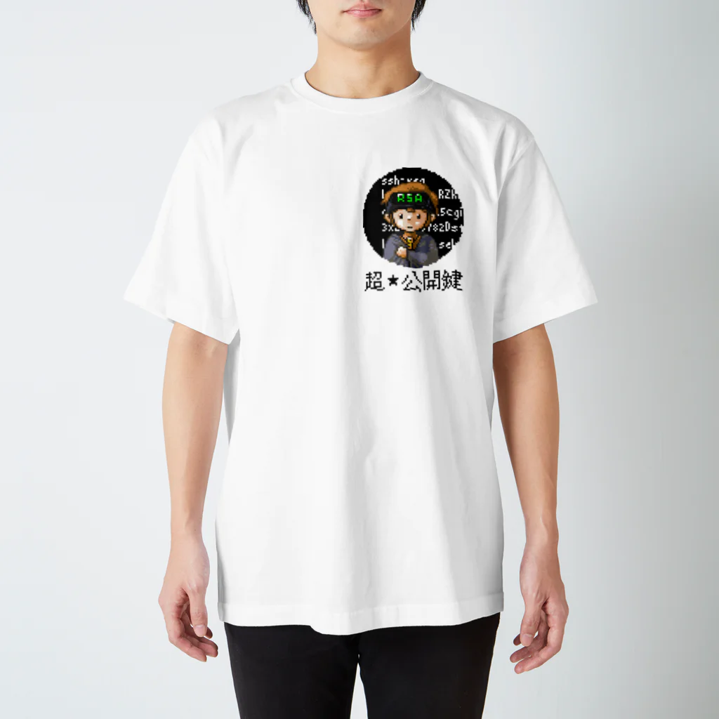 ITgagsの超★公開鍵RSA スタンダードTシャツ