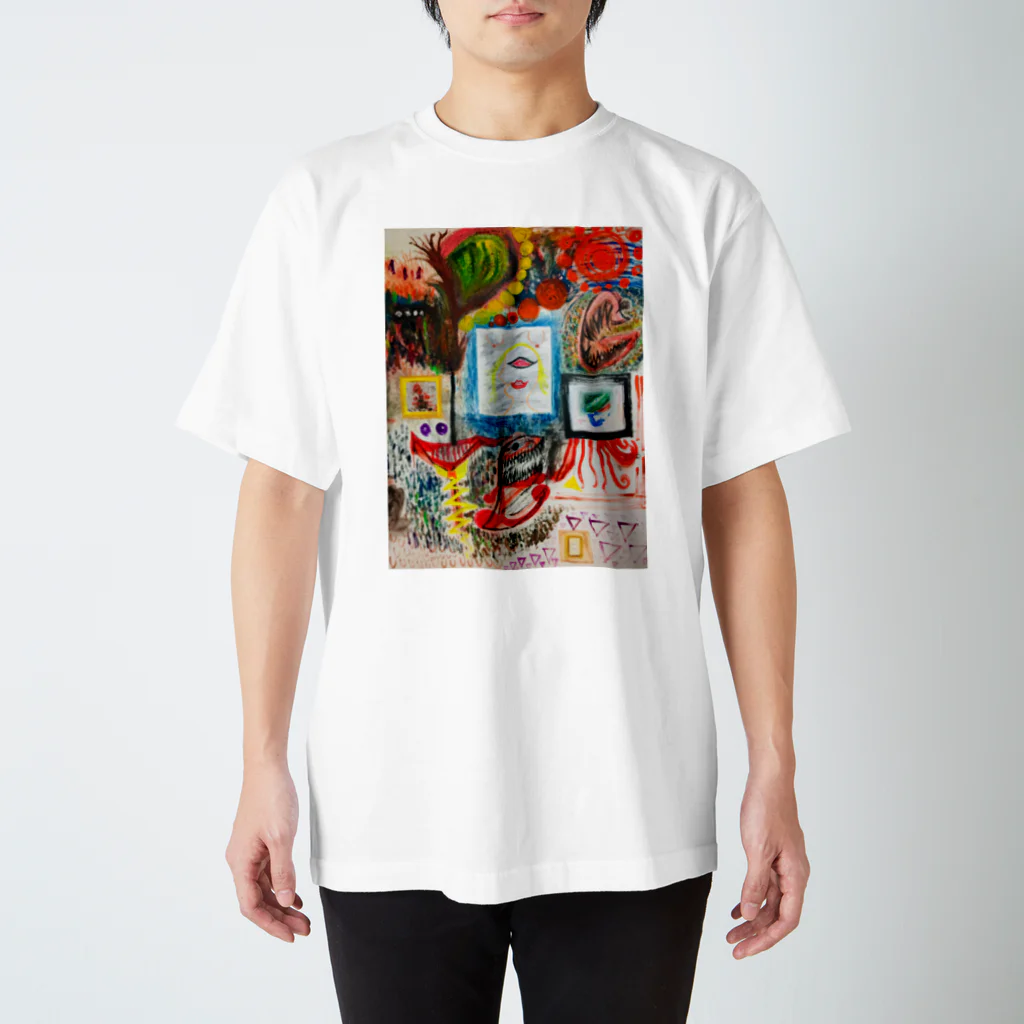 RyoY_ArtWorks_GalleryのChaos_Graffiti スタンダードTシャツ