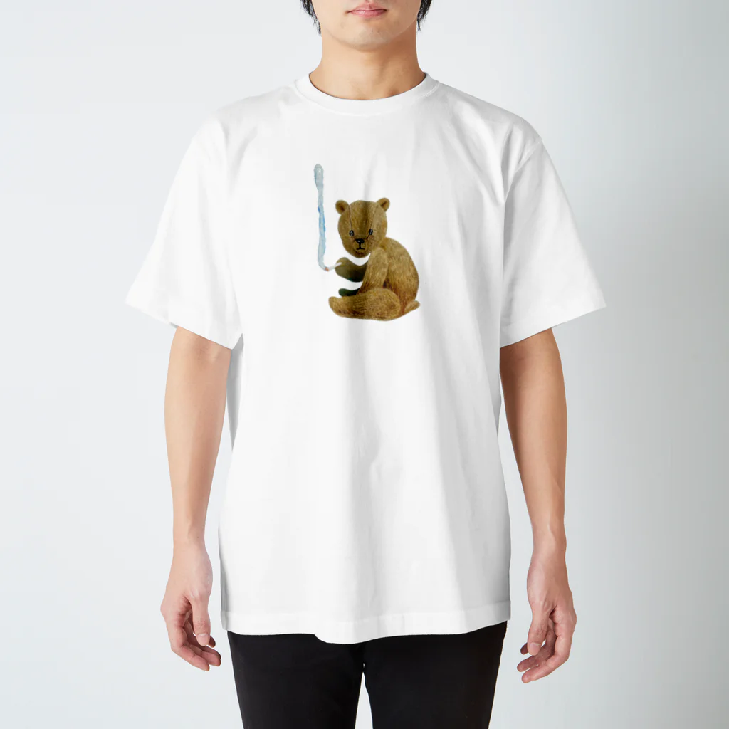 mitsüのsmoking bear Regular Fit T-Shirt