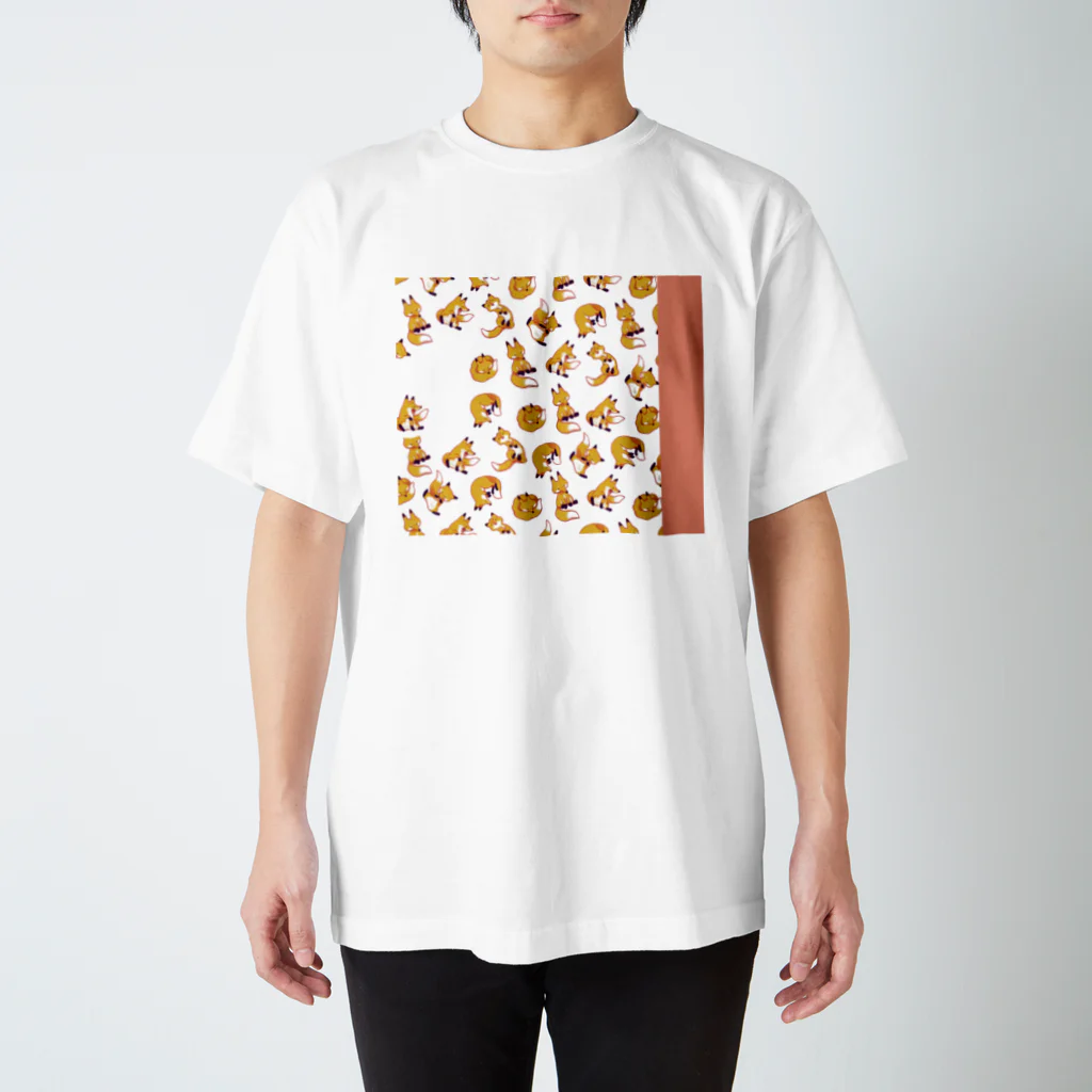 ちゅうのきつねのスマホ スタンダードTシャツ