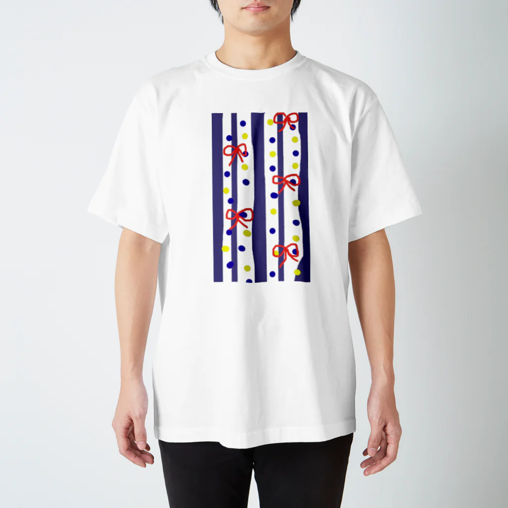 mofの手拭い柄風 Regular Fit T-Shirt