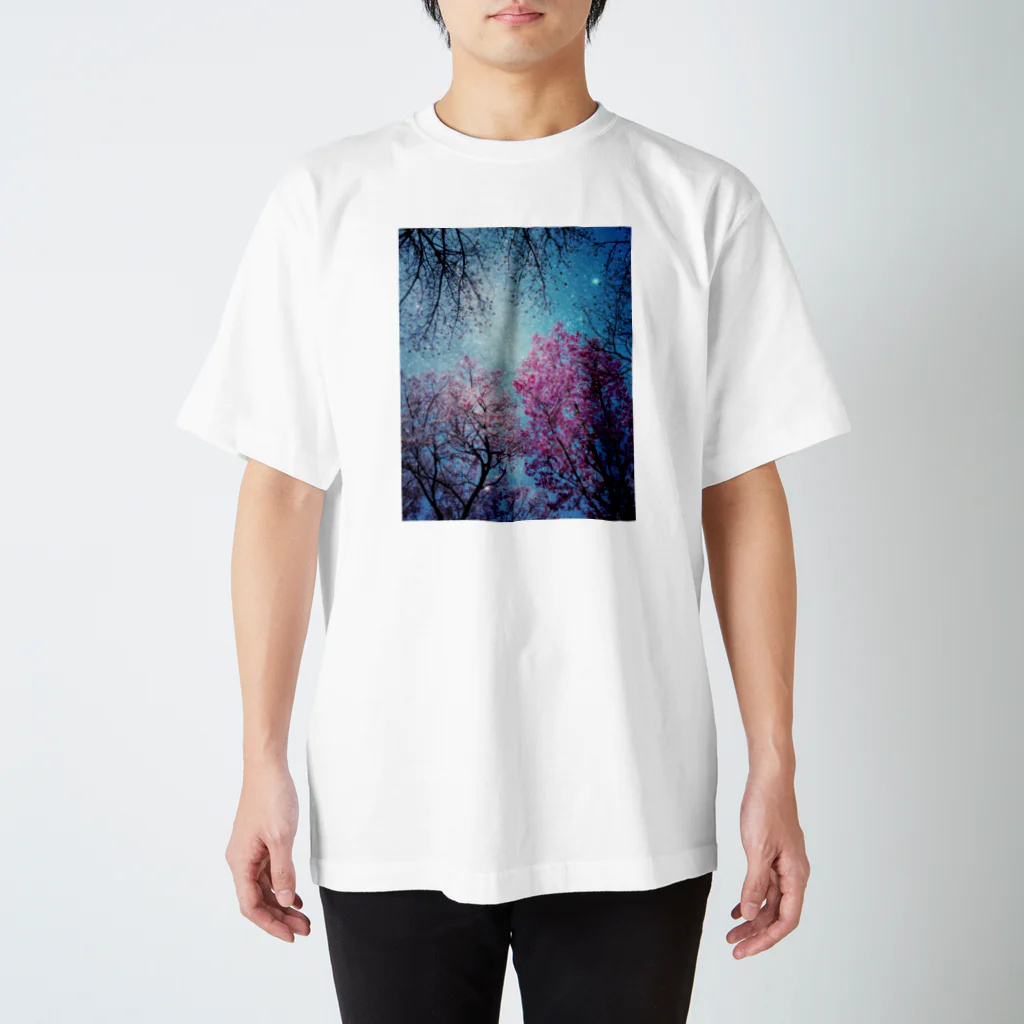 えあまてぃの桜×宇宙 スタンダードTシャツ