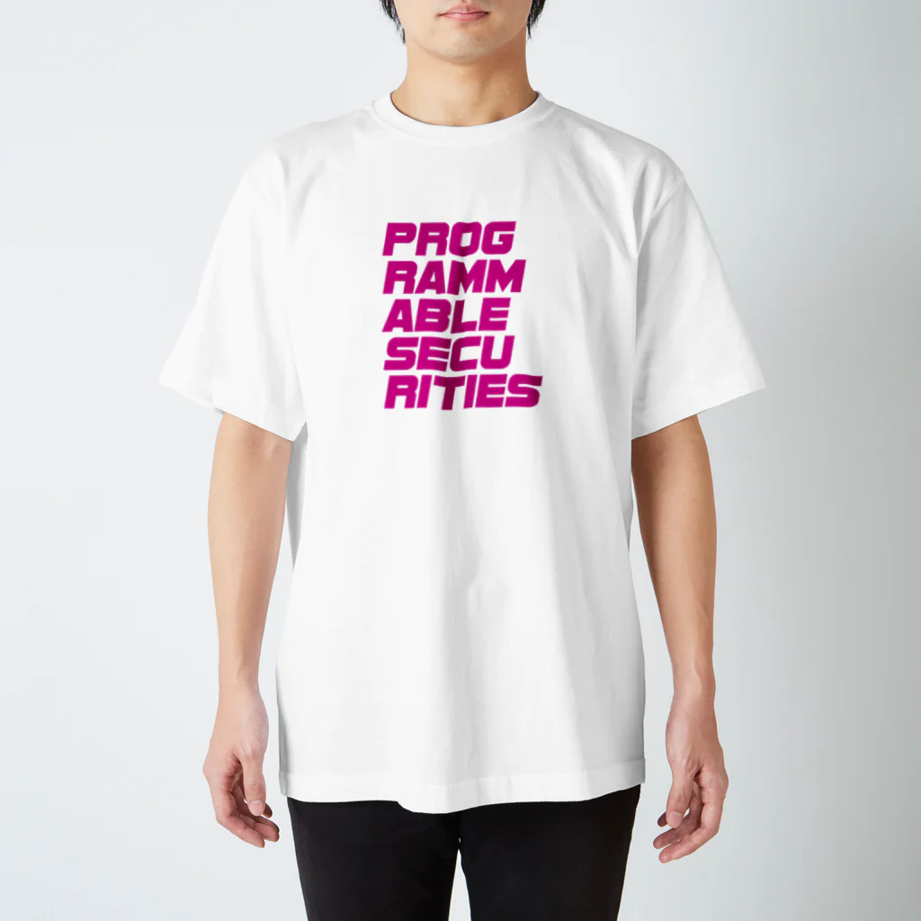 Masashi SalvadorのProgrammable Securities Tシャツ (マゼンタ） スタンダードTシャツ