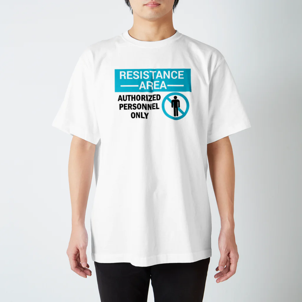notforpowerのRESISTANCE AREA スタンダードTシャツ