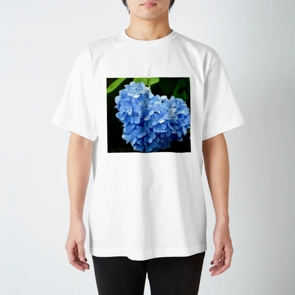 banyan＊shopのハートの紫陽花♥ スタンダードTシャツ